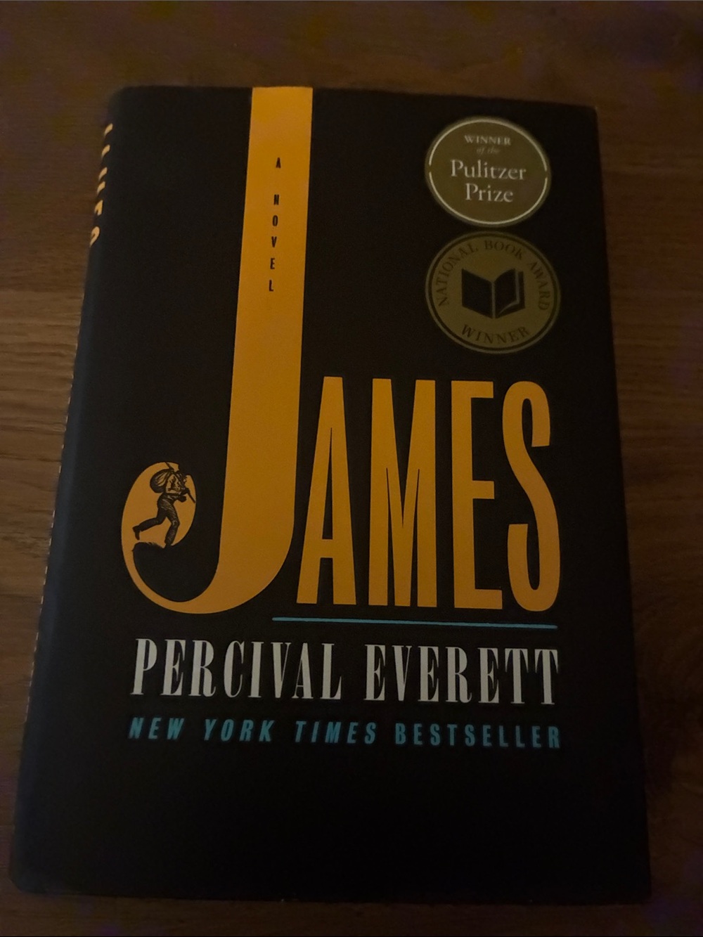 James by Percival Everett - Black & Gold Hardcover